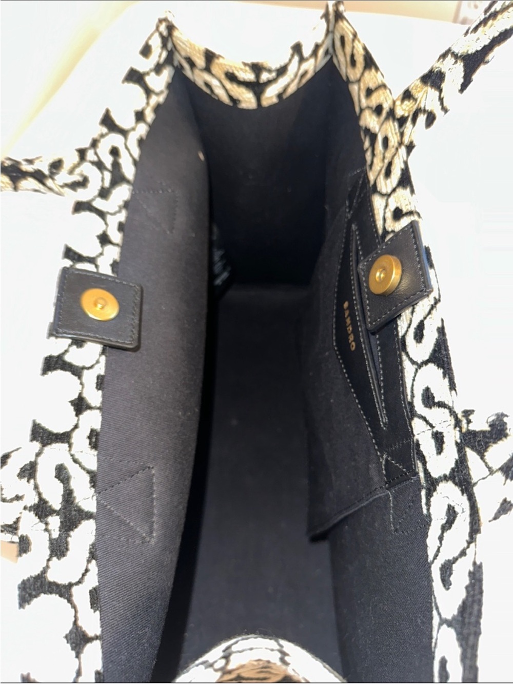 Sandro Patterned Tote - Picture 5 of 6